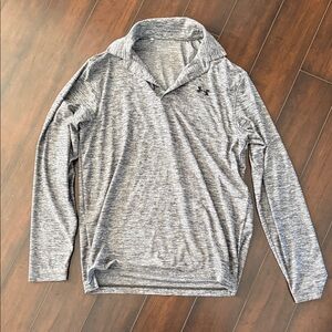 Under Armour Heather Gray Long Sleeve Shirt